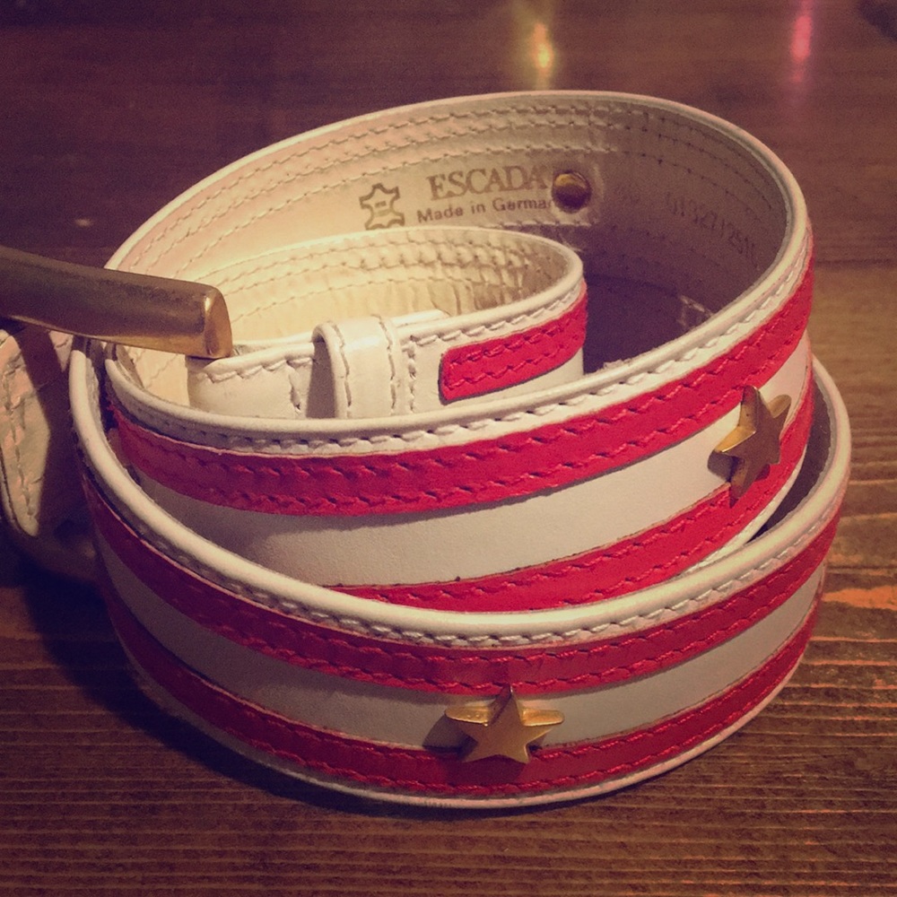 ESCADA star stud belt 40